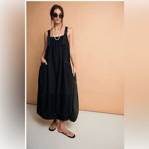 Free People Machu Barrel Midi Dress Small